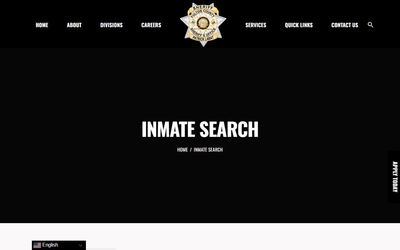 Fulton County Sheriff inmate search portal for busted mugshots and arrest records